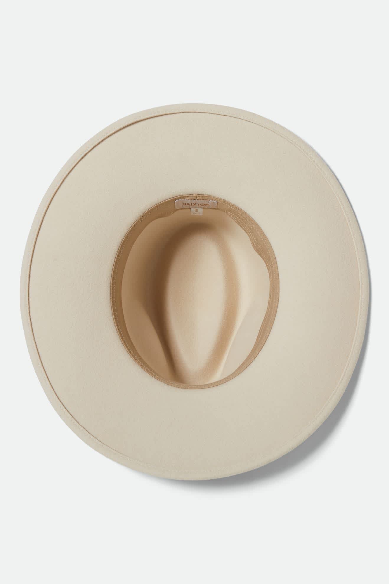 Women's Harper Felt Hat in the color Dove/Natural - Additional Laydown image