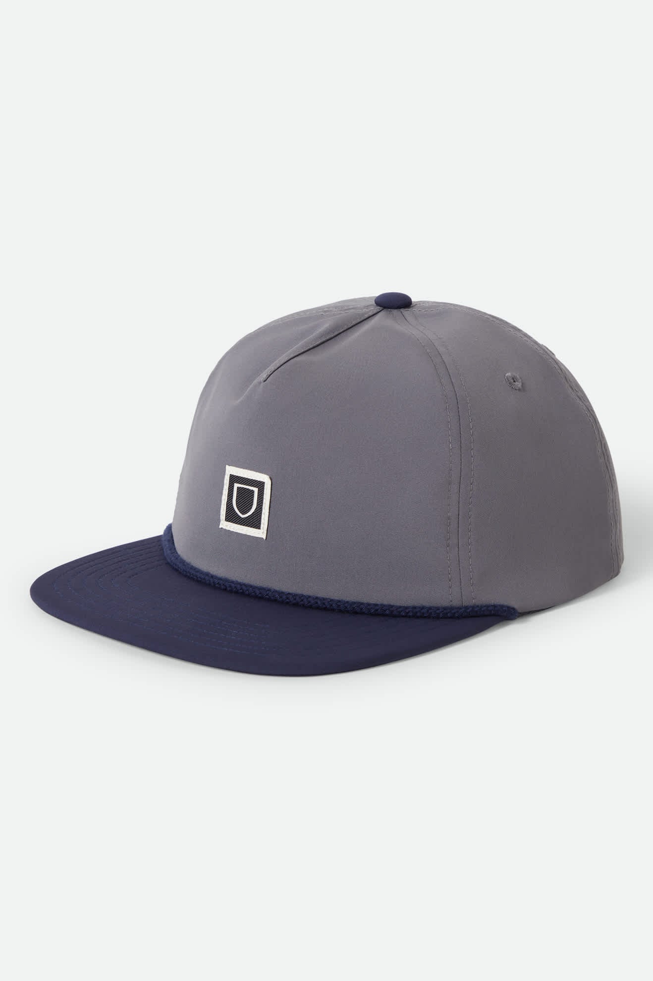 Unisex Beta Water Snapback in the color Trooper/Navy - Front Product Laydown Image