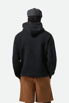 Men's Keller Hoodie in the color Black - Men's Back View