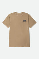Men's Madden Short Sleeve Standard T-Shirt in the color Timeless Taupe Worn Wash - Front Product Laydown Image