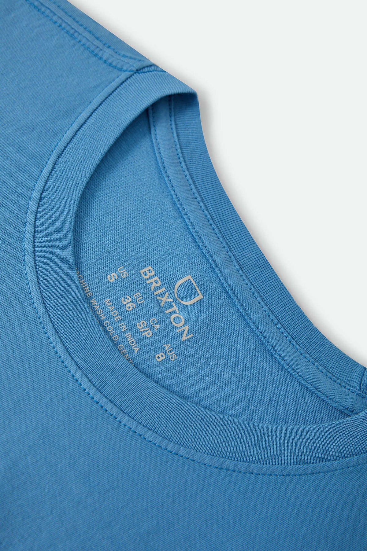 Women's Ice Cold Slim Crew T-Shirt in the color Electric Indigo - Additional Laydown image
