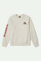 Men's Inwood Crew in the color Egret White - Front Product View