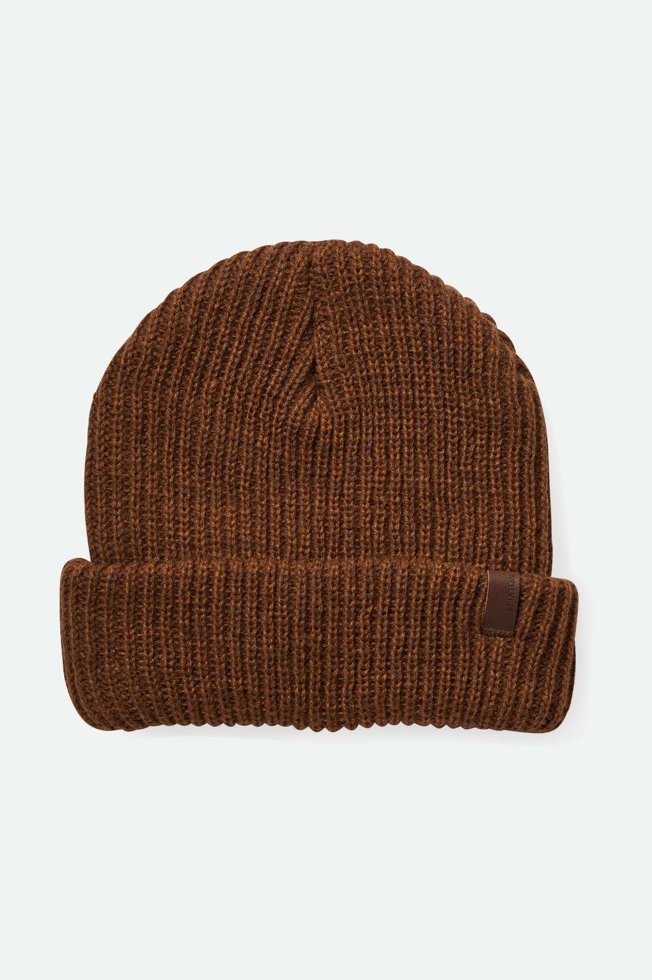 Brixton Unisex Marled Chunky Beanie - Coffee/Chocolate | Main