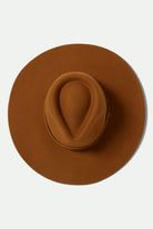 Women's Eleanor Felt Packable Hat in the color Washed Copper - Additional Laydown image