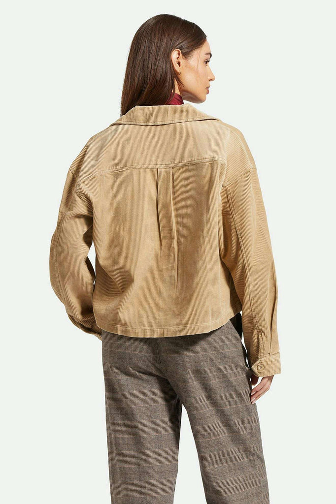 Back Fit Image | Utopia L/S Overshirt - Sand Cord