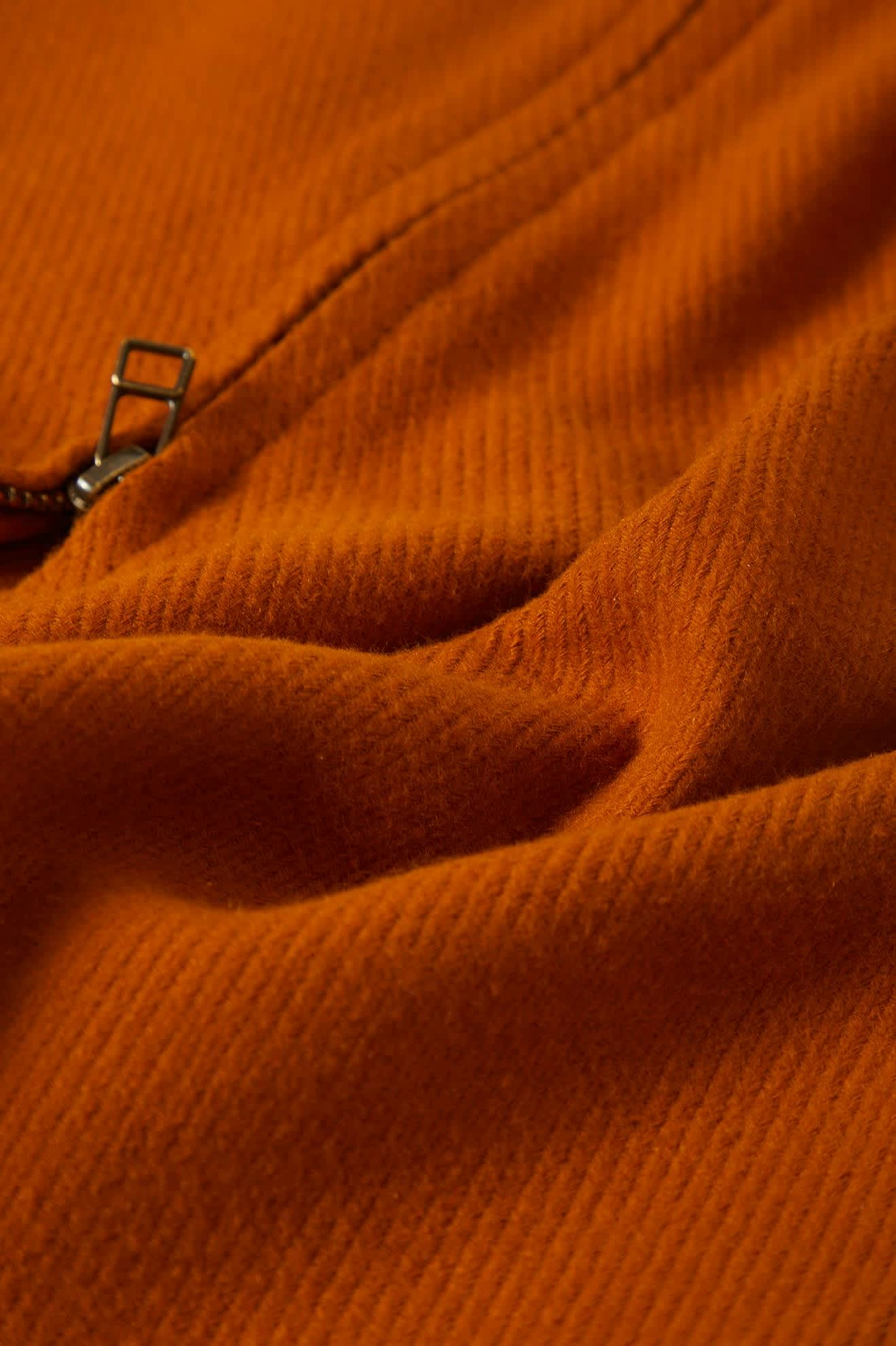 Men's Union Full Zip Flannel in the color Rustic Caramel - Additional Laydown image