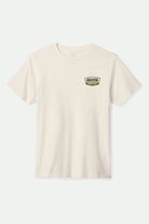 Men's Regal S/S Standard T-Shirt in the color Cream/Dark Green/Metal Bronze - Front Product View