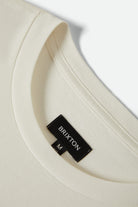 Men's Forman S/S Standard T-Shirt in the color Off White Worn Wash - Additional Laydown image