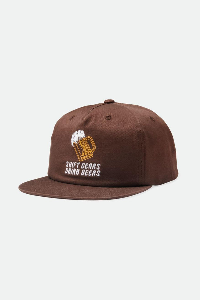 Brixton Shift Gears Netplus HP Snapback - Brown