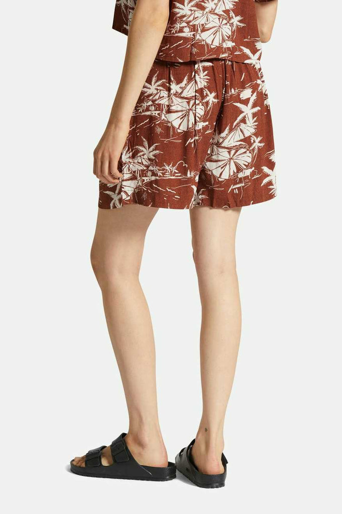 Women's Fit, Back View | Riviera Short - Sepia