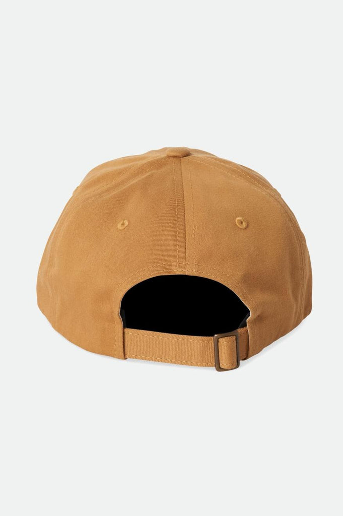 Brixton Alpha LP Adjustable Hat - Golden Brown Vintage Wash