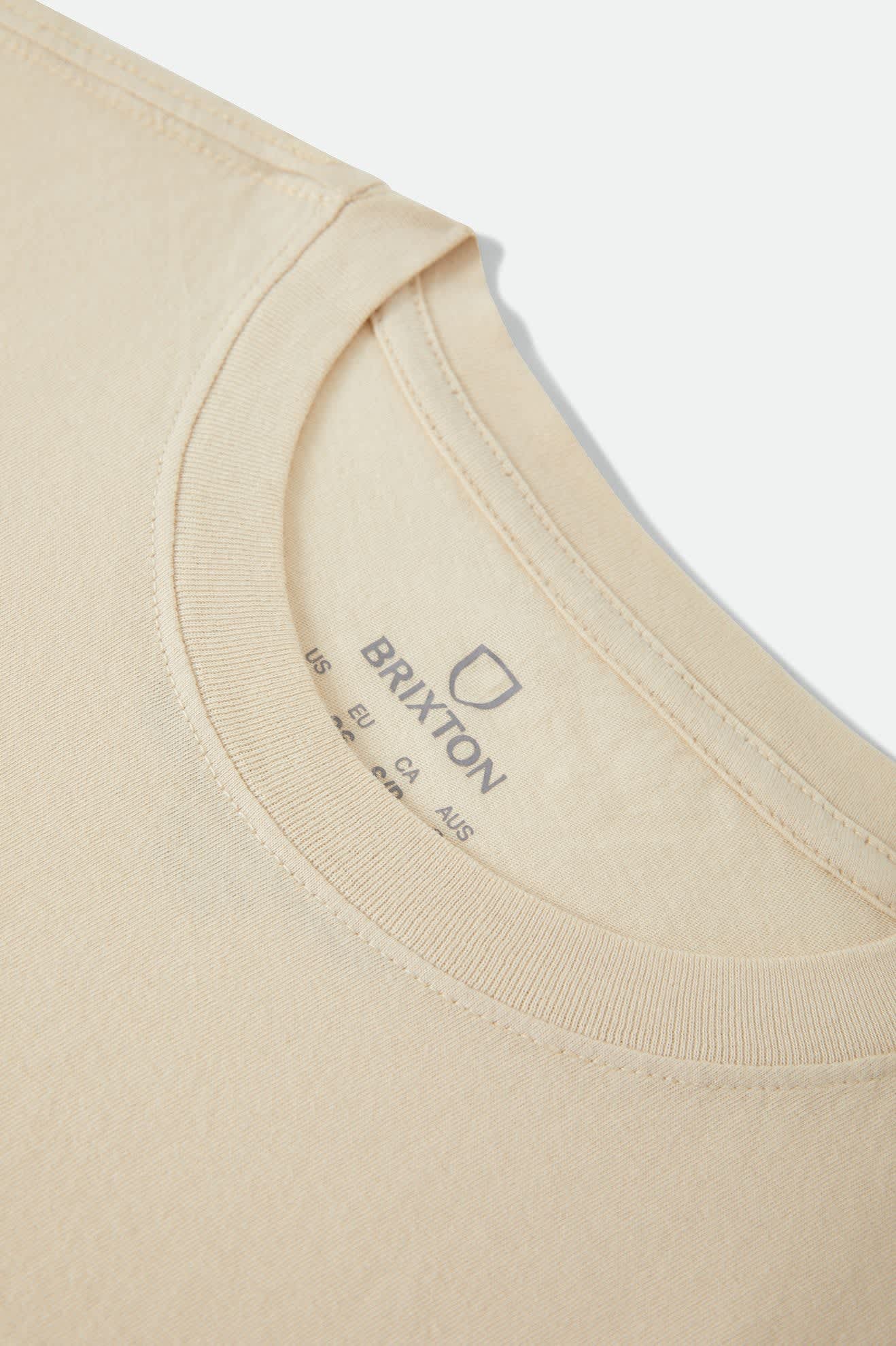 Women's Mid Century Ranch Slim Crew T-Shirt in the color Whitecap - Additional Laydown image