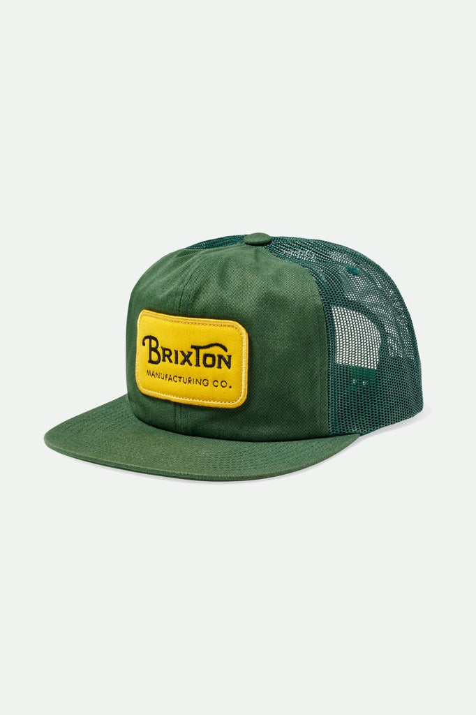 Brixton Grade HP Trucker Hat - Trekking Green/Trekking Green