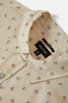 Men's Wayne Western L/S Shirt in the color Whitecap - Additional Laydown image