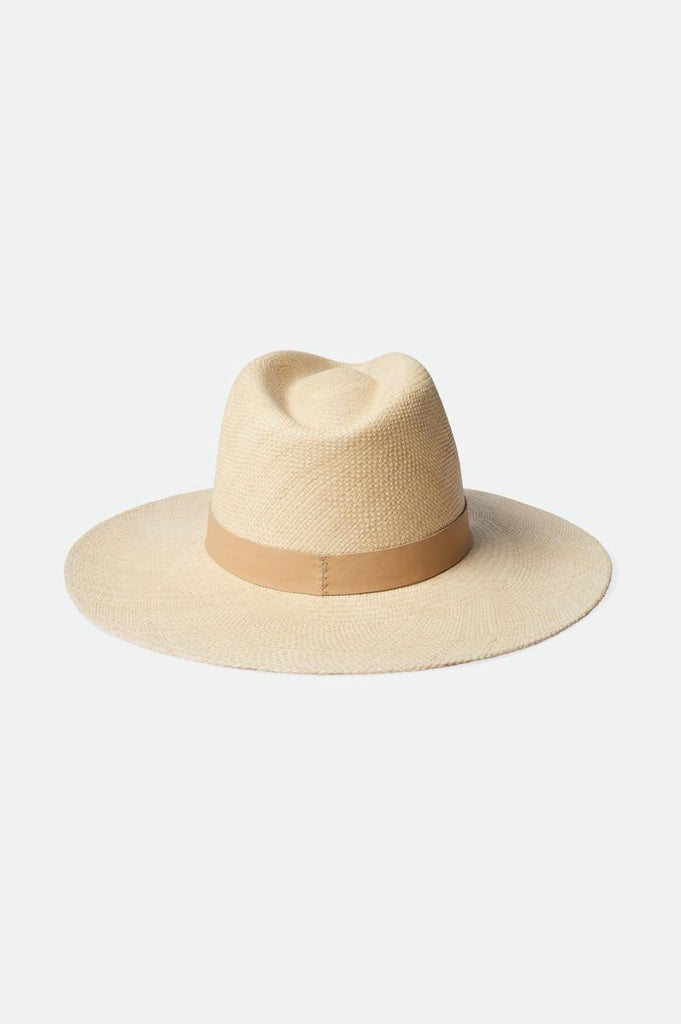 Brixton Women's Harper Panama Straw Hat - Catalina Sand | Back