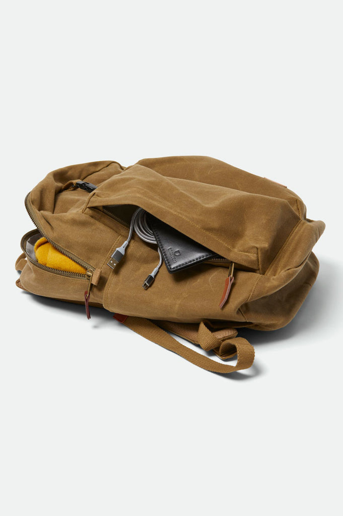 Brixton Traveller Backpack - Olive Brown