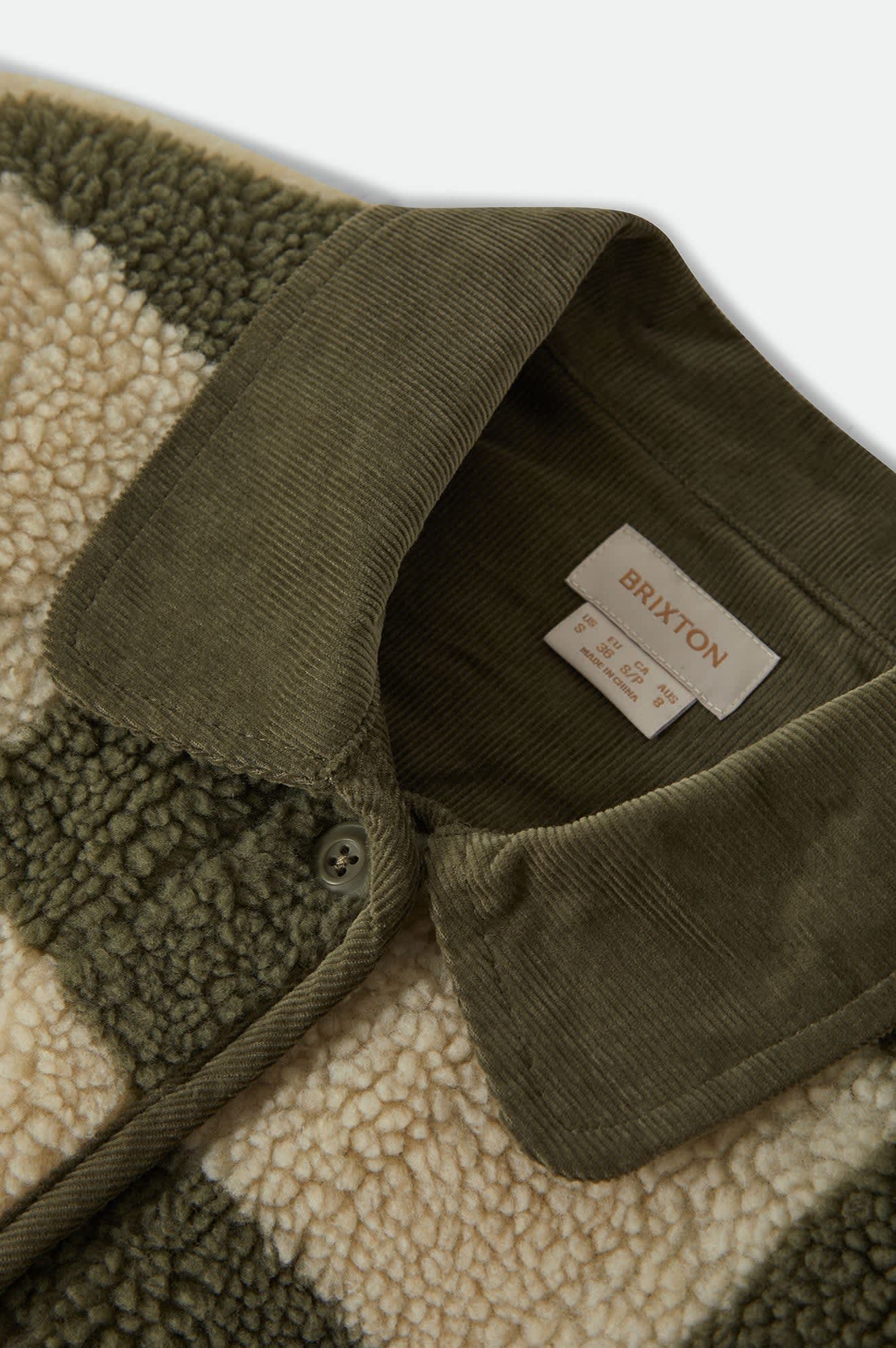 Women's Delilah Quilted Jacket in the color Surplus/Natural - Additional Laydown image