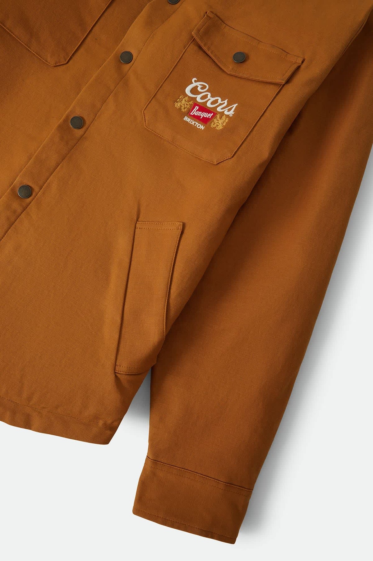 Men's Coors Durham Lined Jacket in the color Golden Brown - Additional Laydown image