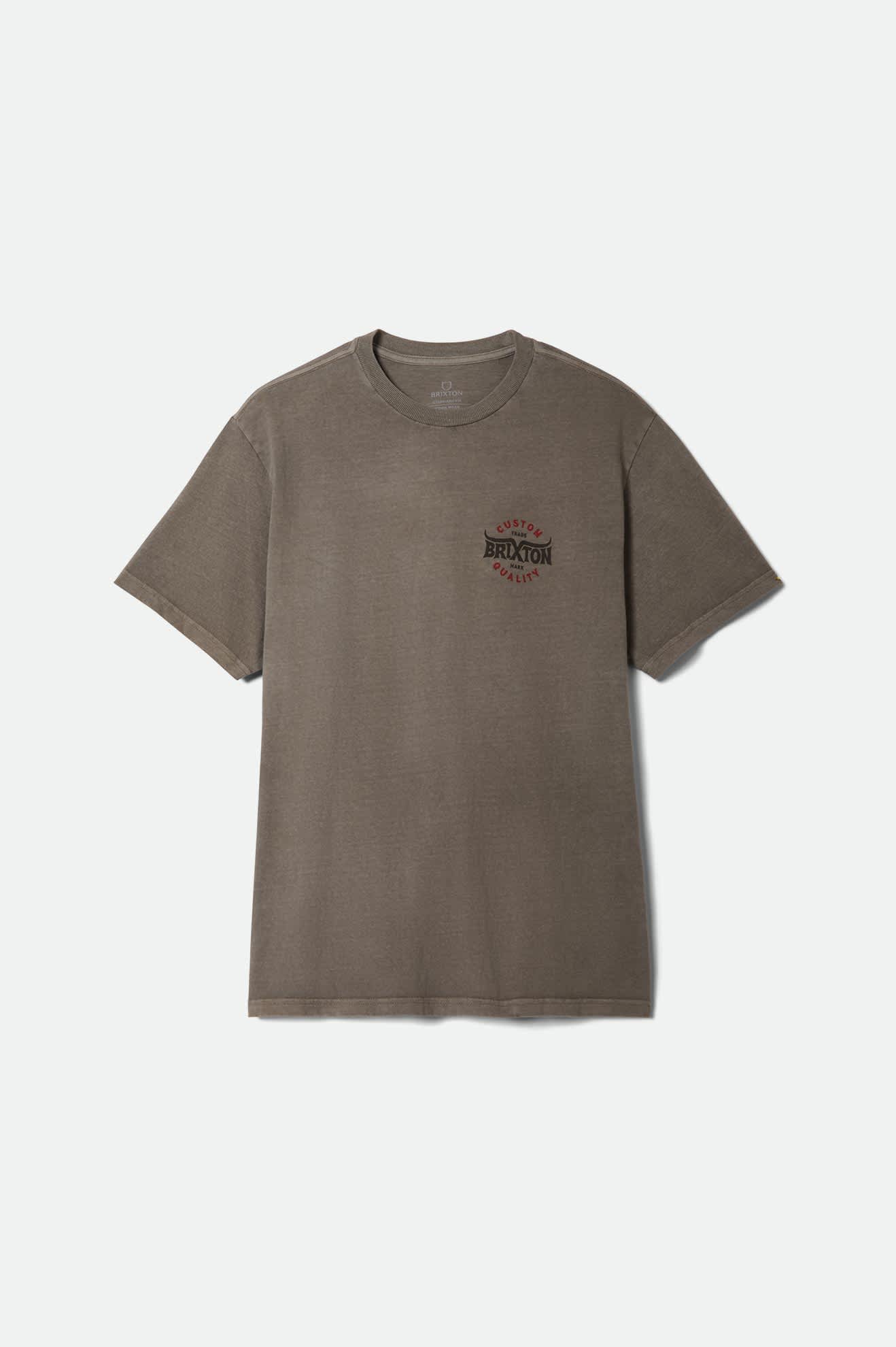 Men's Gibson S/S Standard T-Shirt in the color Cinder Worn Wash - Front Product View