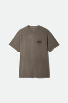 Men's Gibson S/S Standard T-Shirt in the color Cinder Worn Wash - Front Product View