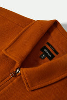 Men's Union Full Zip Flannel in the color Rustic Caramel - Additional Laydown image
