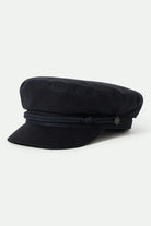 Unisex Fiddler Fisherman Cap in the color Washed Navy - Front Product View