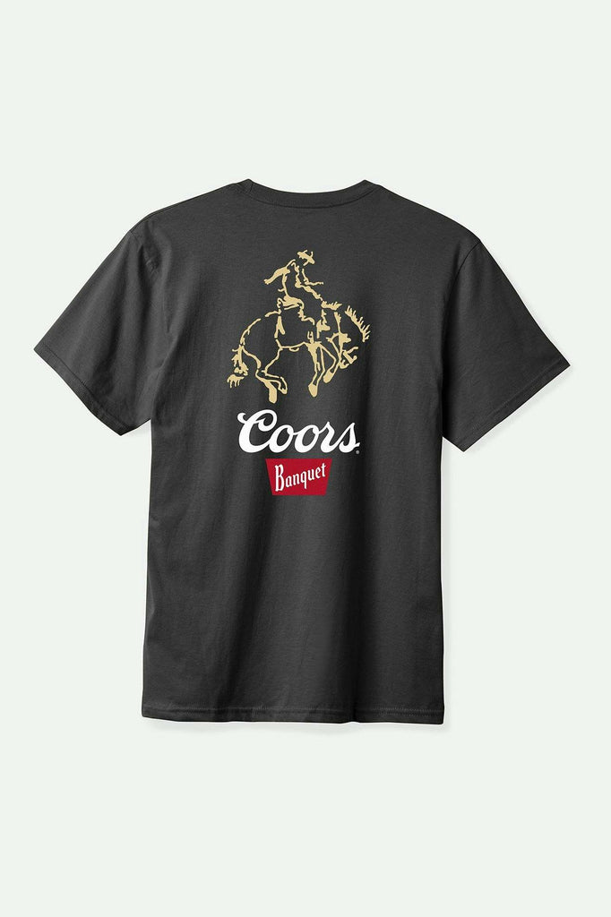 Back Laydown Image for Coors Colt S/S Standard T-Shirt - Black