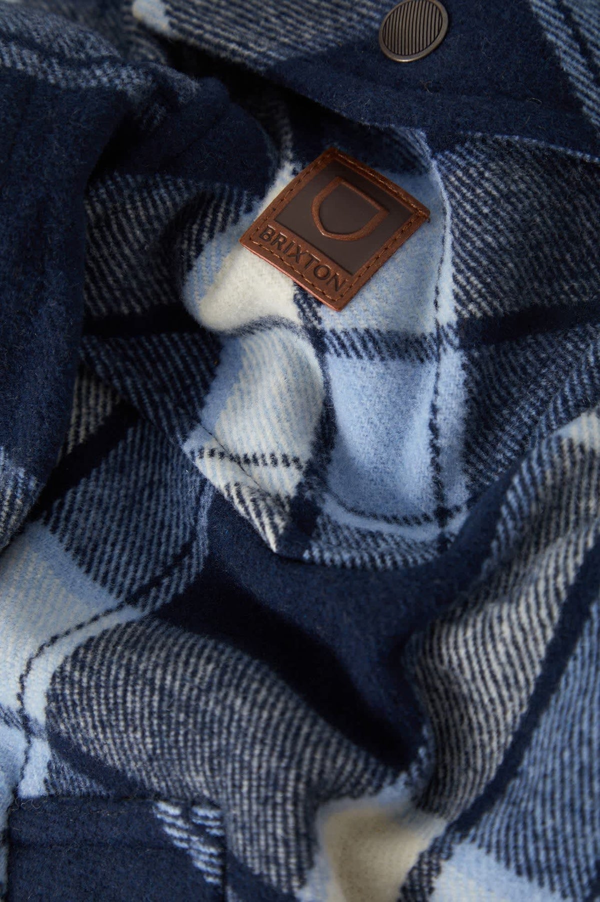 Men's Textured Durham Jacket in the color Classic Navy Plaid - Additional Laydown image