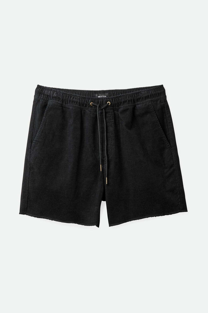 Brixton Men's Madrid II Corduroy Short 5" - Black Cord | Main