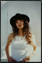 Unisex Messer Packable Fedora in the color Black/Black - Additional Fit image