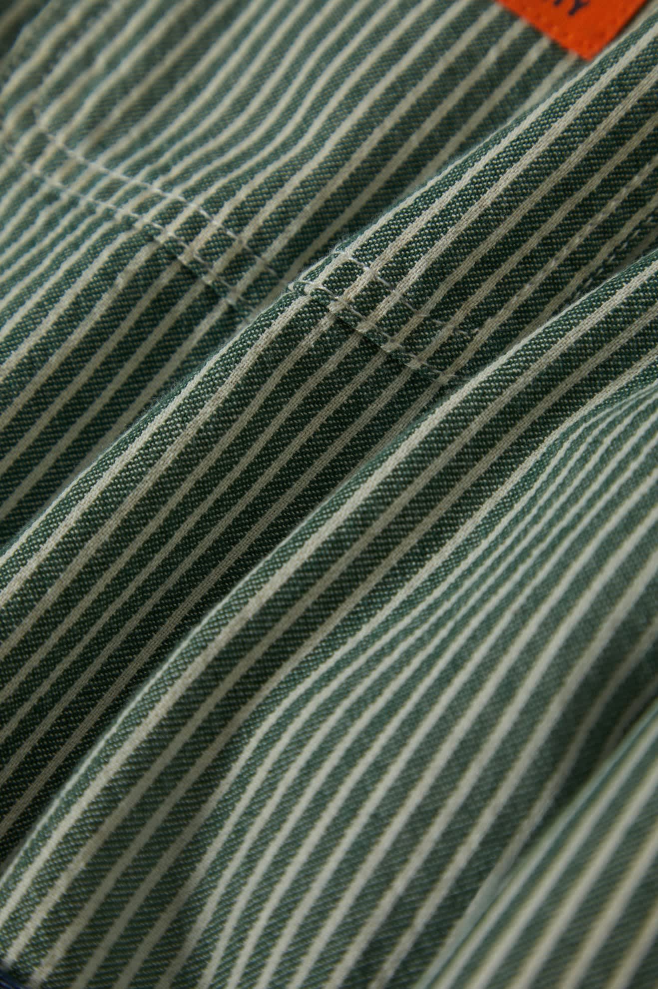 Men's Assembly Reversible Chore Jacket in the color Indigo/Pine Needle/Whitecap - Additional Laydown image