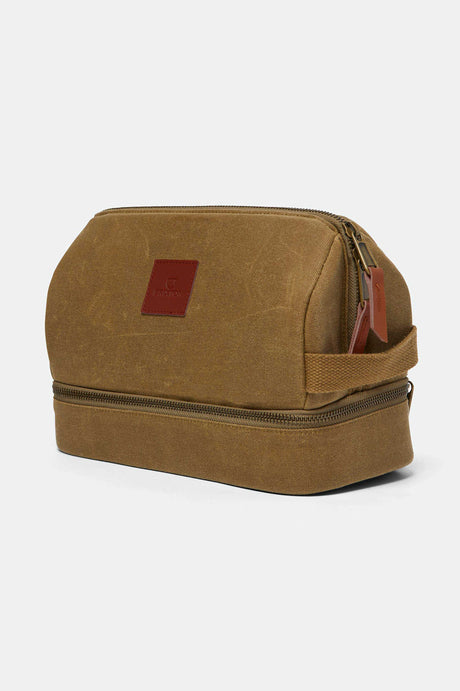 Brixton Unisex Traveler Dopp Kit - Olive Brown | Main