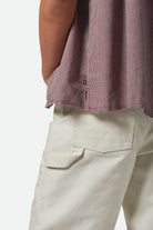 Men's Builders Carpenter Stretch Pant in the color Egret White - Additional Fit image