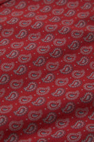 Men's Charter Print S/S Shirt in the color Rust Red/Paisley - Additional Style View