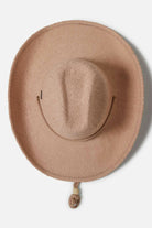 Women's Austin Straw Cowboy Hat in the color Soft Pink - Additional Laydown image