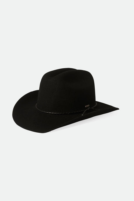 Brixton Unisex Range Cowboy Hat - Black | Main