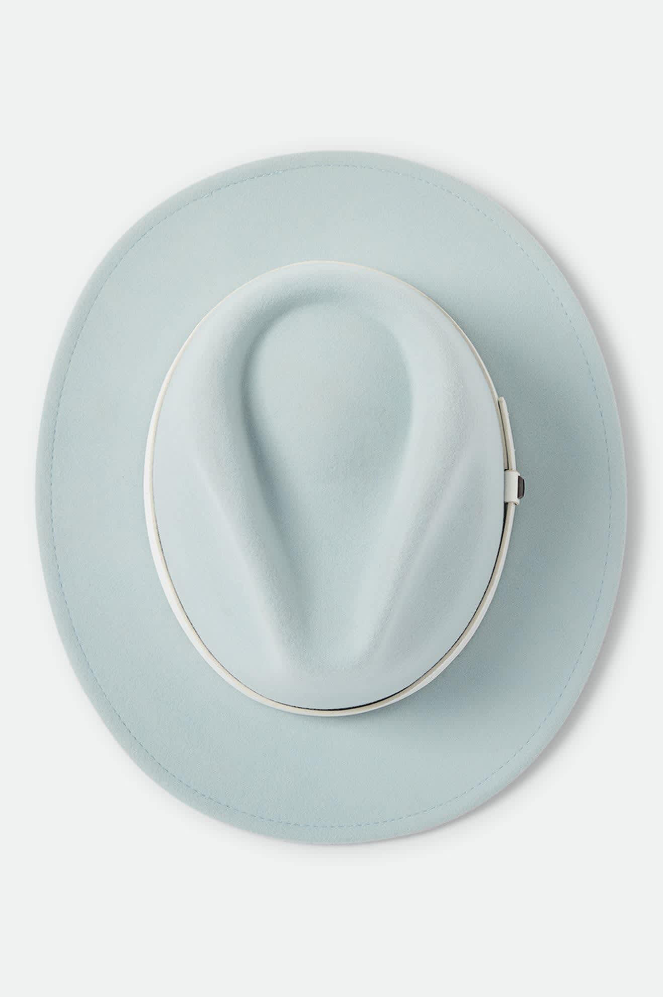 Unisex Messer Fedora in the color Seagrass/Whitecap - Additional Laydown image