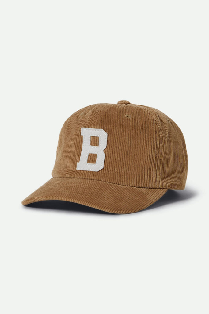 Brixton Men's Big B MP Adjustable Hat - Sand Cord | Profile
