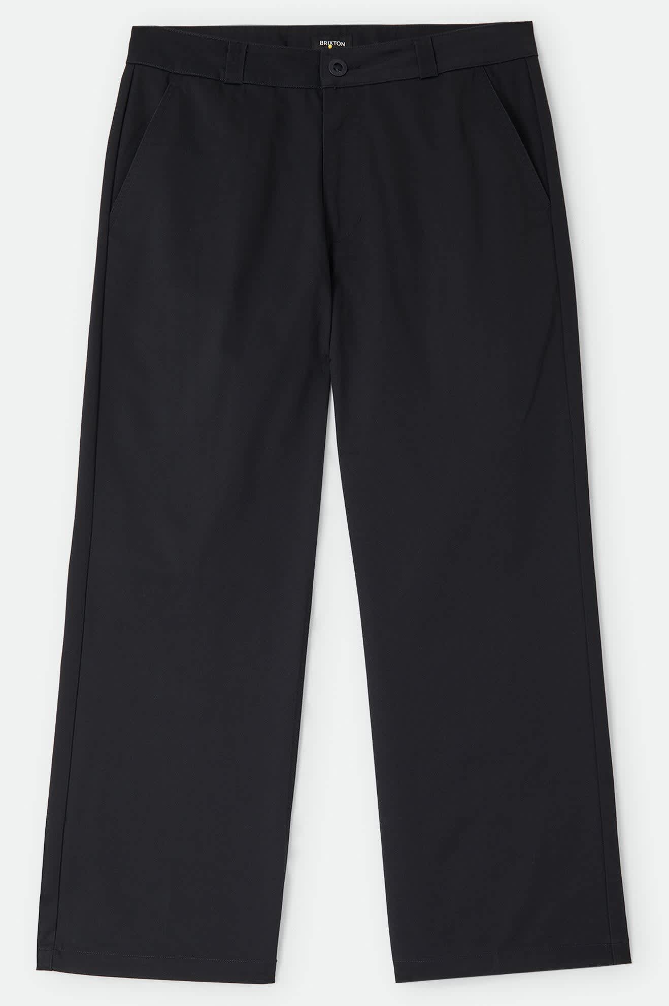 Men's Trademark Chino Pant in the color Black - Front Product Laydown Image