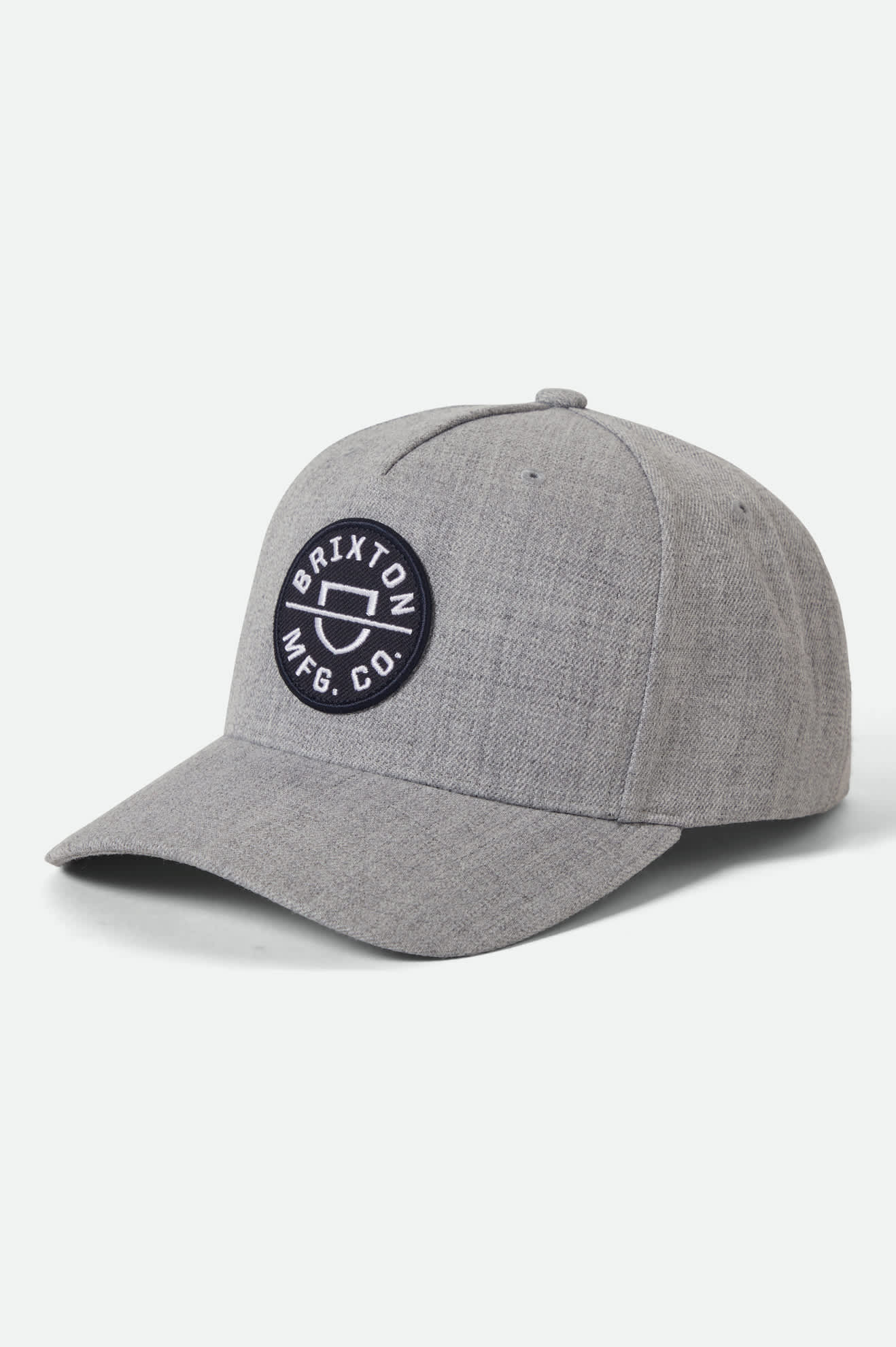 Unisex Crest NetPlus Snapback in the color Light Heather Grey/Light Heather Grey - Front Product View