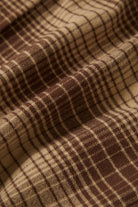 Men's Builders Bowery Stretch Water Resistant L/S Flannel in the color Pine Needle/Sunbaked - Additional Laydown image