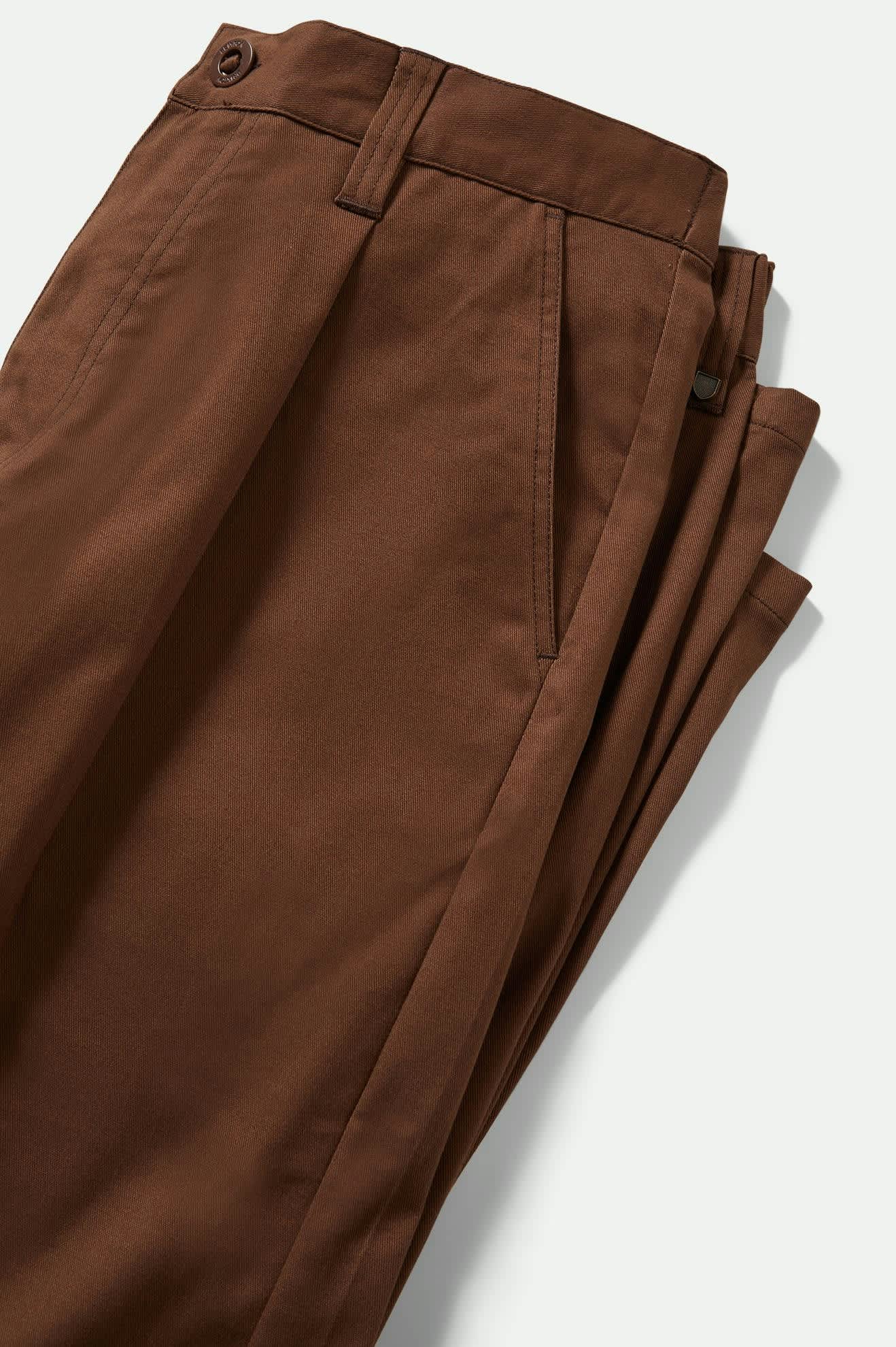 Men's Union Baggy Pant in the color Pinecone Brown - Additional Laydown image