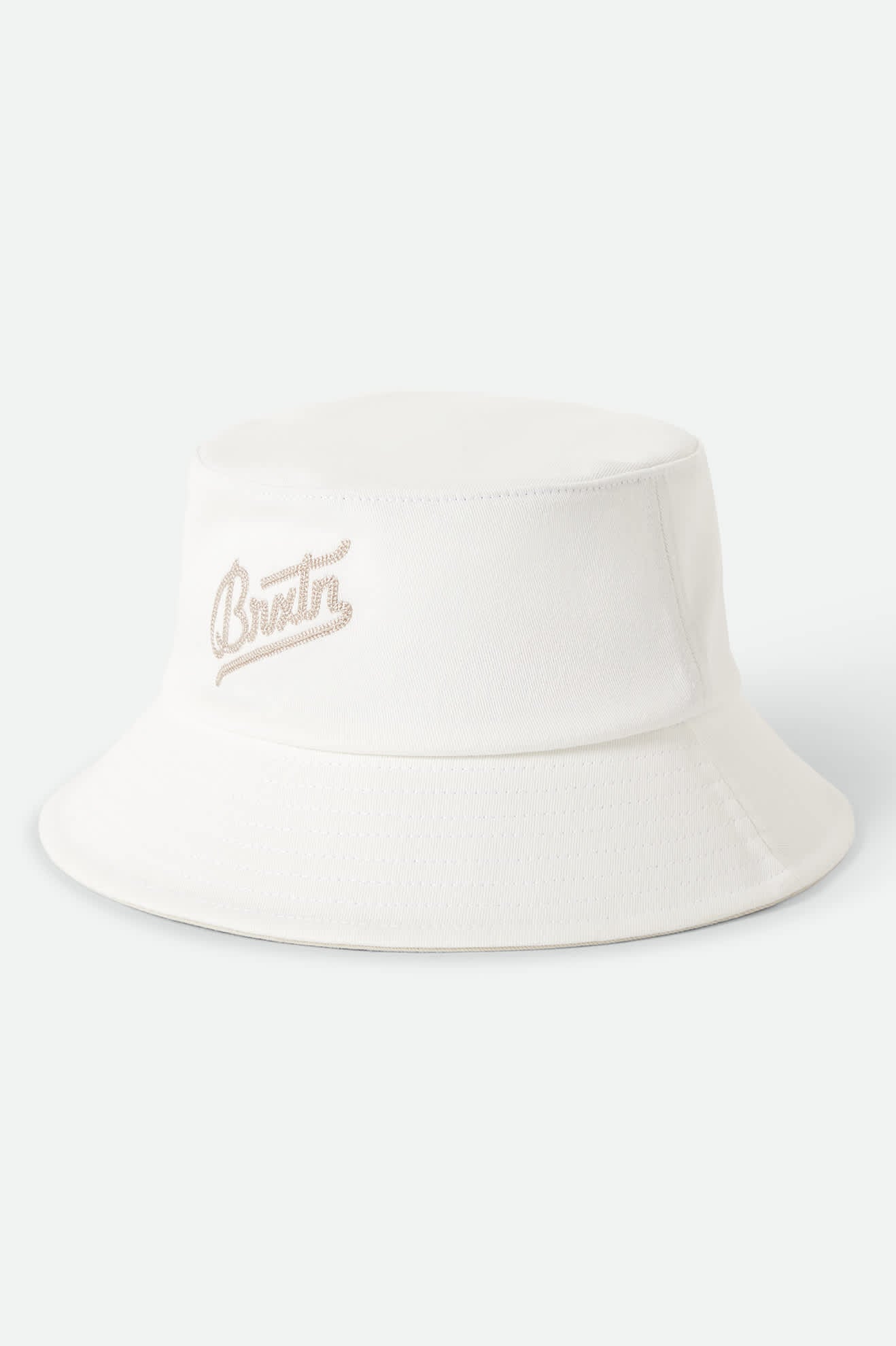 Unisex Eldon Packable Bucket Hat in the color Off White/Beige - Front Product Laydown Image