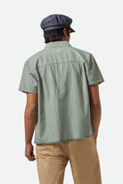 Unisex Assembly Fiddler Fisherman Cap in the color Indigo - Men's Back View