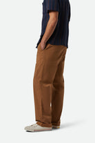 Men's Broadway E-Waist Relaxed Pant in the color Washed Copper - Men's Side View