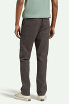Men's Back Fit Image | Choice Chino Regular Pant - Black Houndstooth