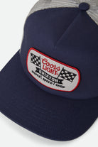 Unisex Coors Light Pit Stop Trucker Hat in the color Coors Navy/Silver - Additional Laydown image