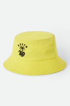 Unisex Serpent Packable Bucket Hat in the color Celestial Yellow - Front Product Laydown Image