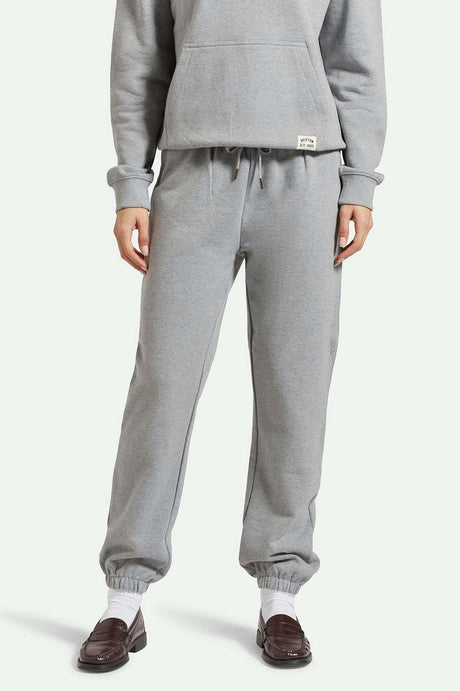 Women's Front Fit | Cross Loop French Terry Sweatpant - Heather Grey