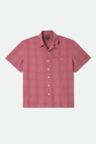 Men's Century Shirt in the color Pink Shadow Plaid - Front Product Laydown Image